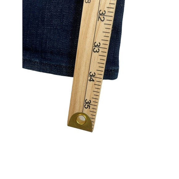 HABITUAL Boot Wide Leg Dark Wash Jeans Size 28 Bohemian 70’s - Picture 11 of 16